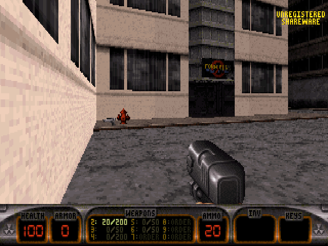 Duke Nukem 3D running in the browser