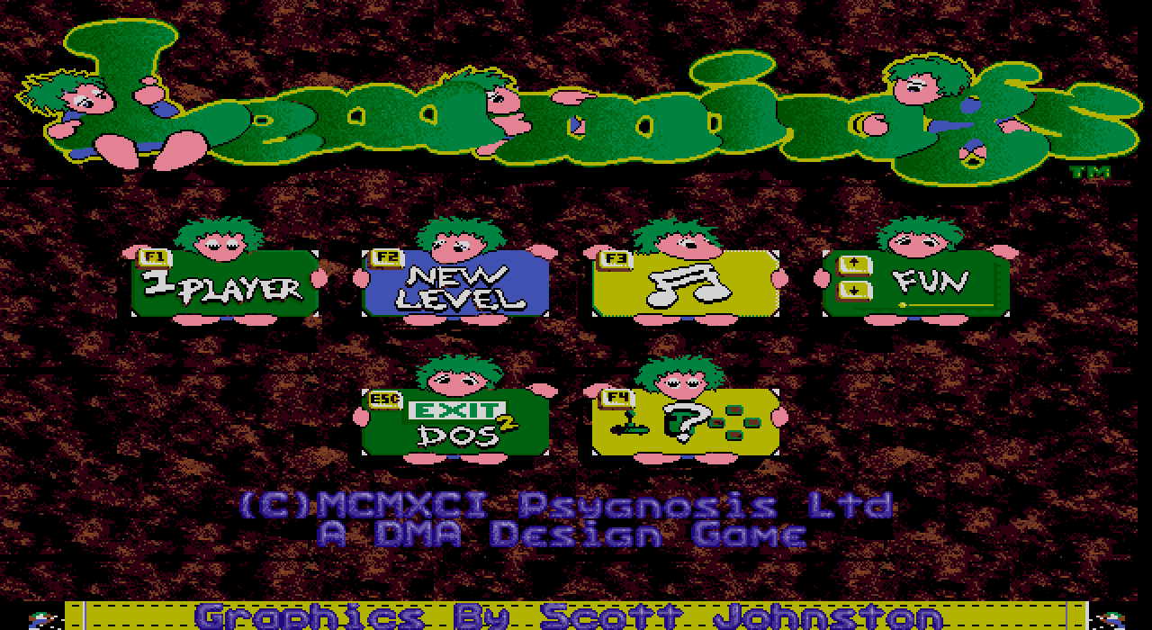 Lemmings running in the browser