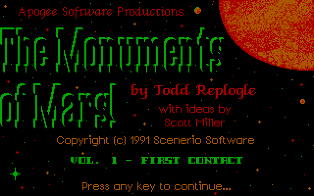 Monuments of Mars running in the browser