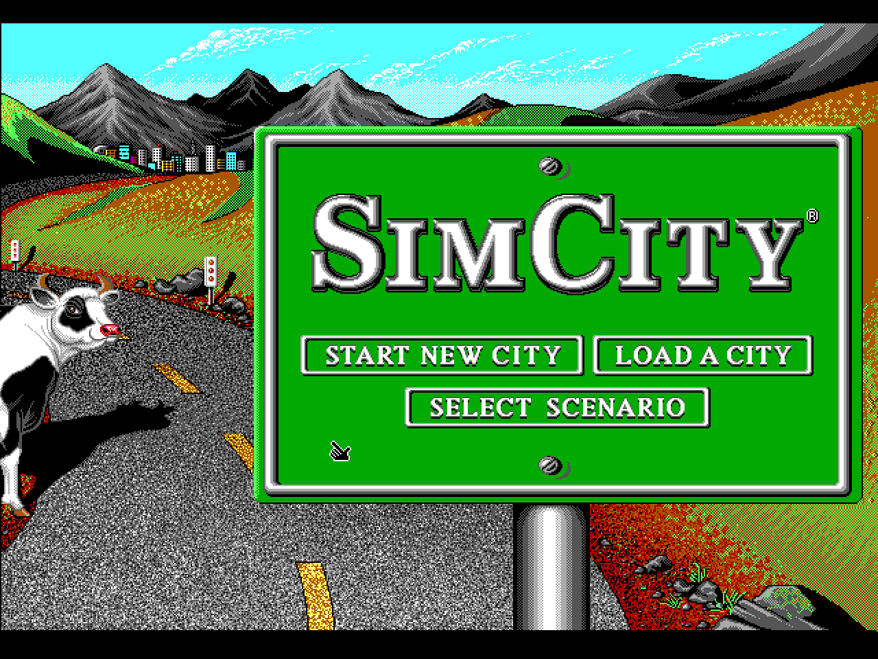 SimCity Classic running in the browser
