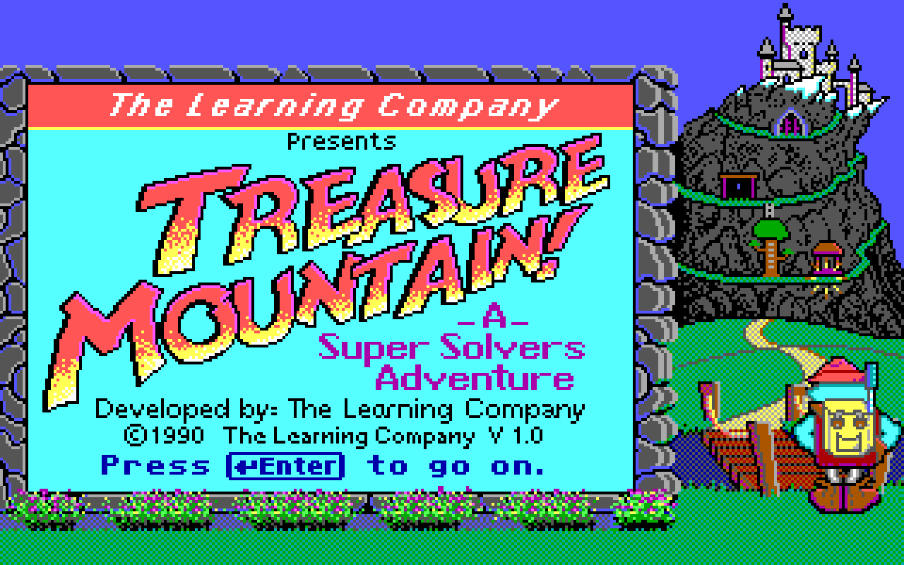 Treasure Mountain! running in the browser